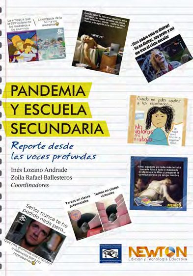 Portada del libro PANDEMIA Y ESCUELA SECUNDARIA. REPORTE DESDE LAS VOCES PROFUNDAS de Inés Lozano Andrade, Zoila Rafael Ballesteros (Coordinadores)